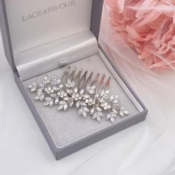 Lace & Favour Lüsterne Kristallspray Hochzeit Haarkamm* Abschlussball Haarspangen & Kämme | Geschenke Für Die Braut