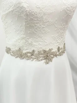 Beads & Beyond Marlowe Perlen und Kristall Rebe Brautgürtel* Brautkleid Gürtel