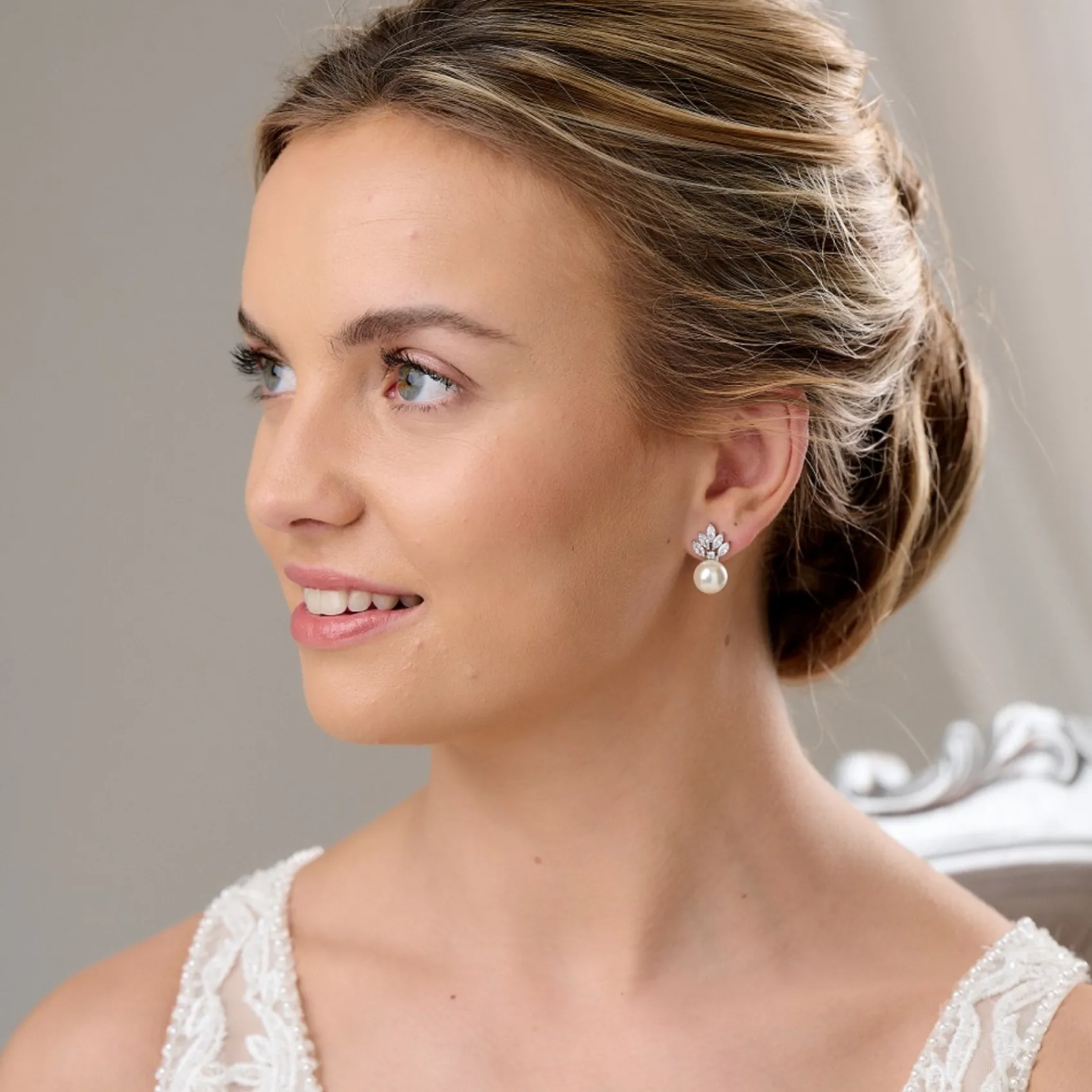 Lace & Favour Mila Perlen Ohrstecker Hochzeit Ohrringe* Geschenke Für Brautjungfern | Vintage Hochzeitsschmuck