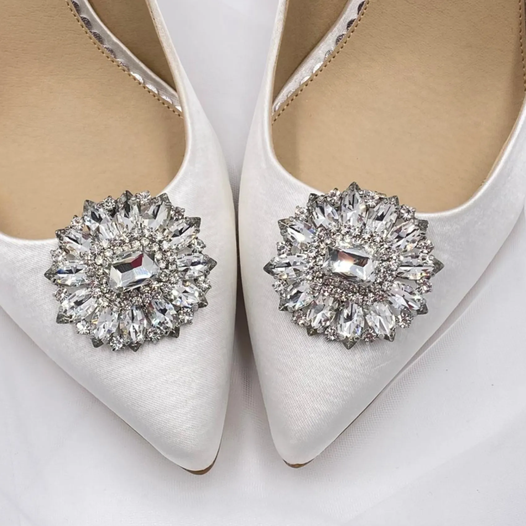 Lace & Favour Miracle Statement Kristall-Schuhclips* Geschenke Für Die Braut | Schuhclips