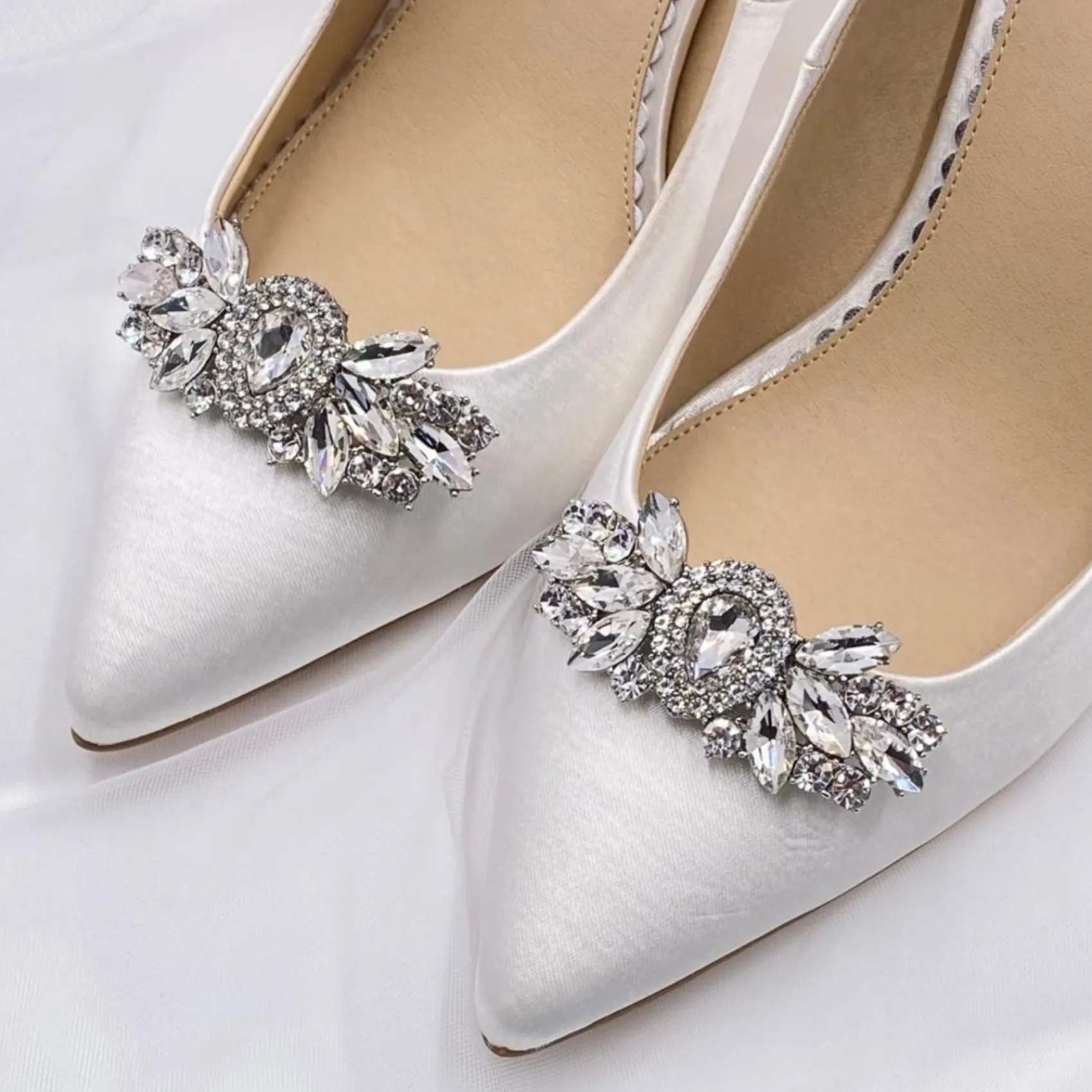 Lace & Favour Mirage Vintage inspiriert Kristall verschönert Schuh-Clips* Schuhclips | Schuhclips