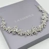 Twilight Designs Nadine Floral Kristall und Diamanten Haarschleife* Abschlussball-haarbänder & Tiaras | Haarschmuck Aus Kristall