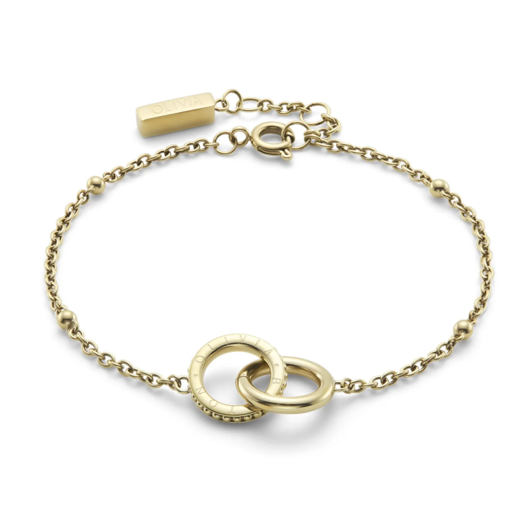 Olivia Burton Amity Interlock Gold plattiertes Armband*Damen Damenschmuck | Verlobungsgeschenke
