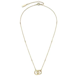Olivia Burton Amity Interlock Gold plattierte Halskette*Damen Damenschmuck | Verlobungsgeschenke