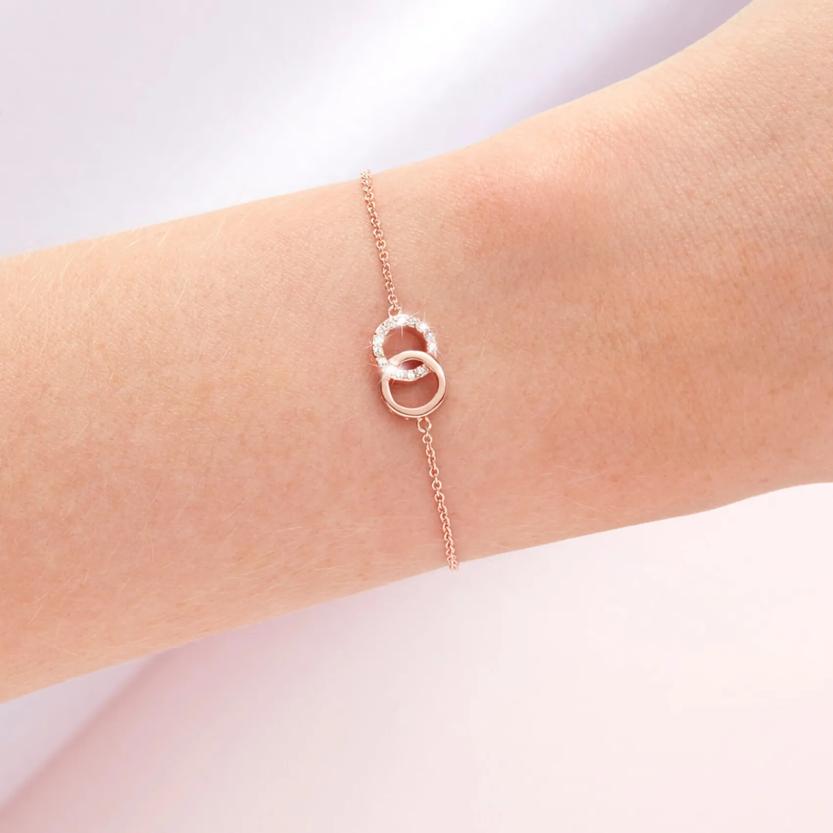 Olivia Burton Bejewelled Rose Gold Interlink Kettenarmband*Damen Damenschmuck | Geschenke Für Brautjungfern