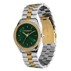 Olivia Burton Bejewelled 34mm Waldgrün und zweifarbige Armbanduhr* Olivia Burton Uhren | Geschenke Für Die Mutter Des Bräutigams