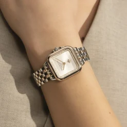 Olivia Burton Grosvenor 28mm Weiß und zweifarbige Armbanduhr* Olivia Burton Uhren | Geschenke Für Die Braut