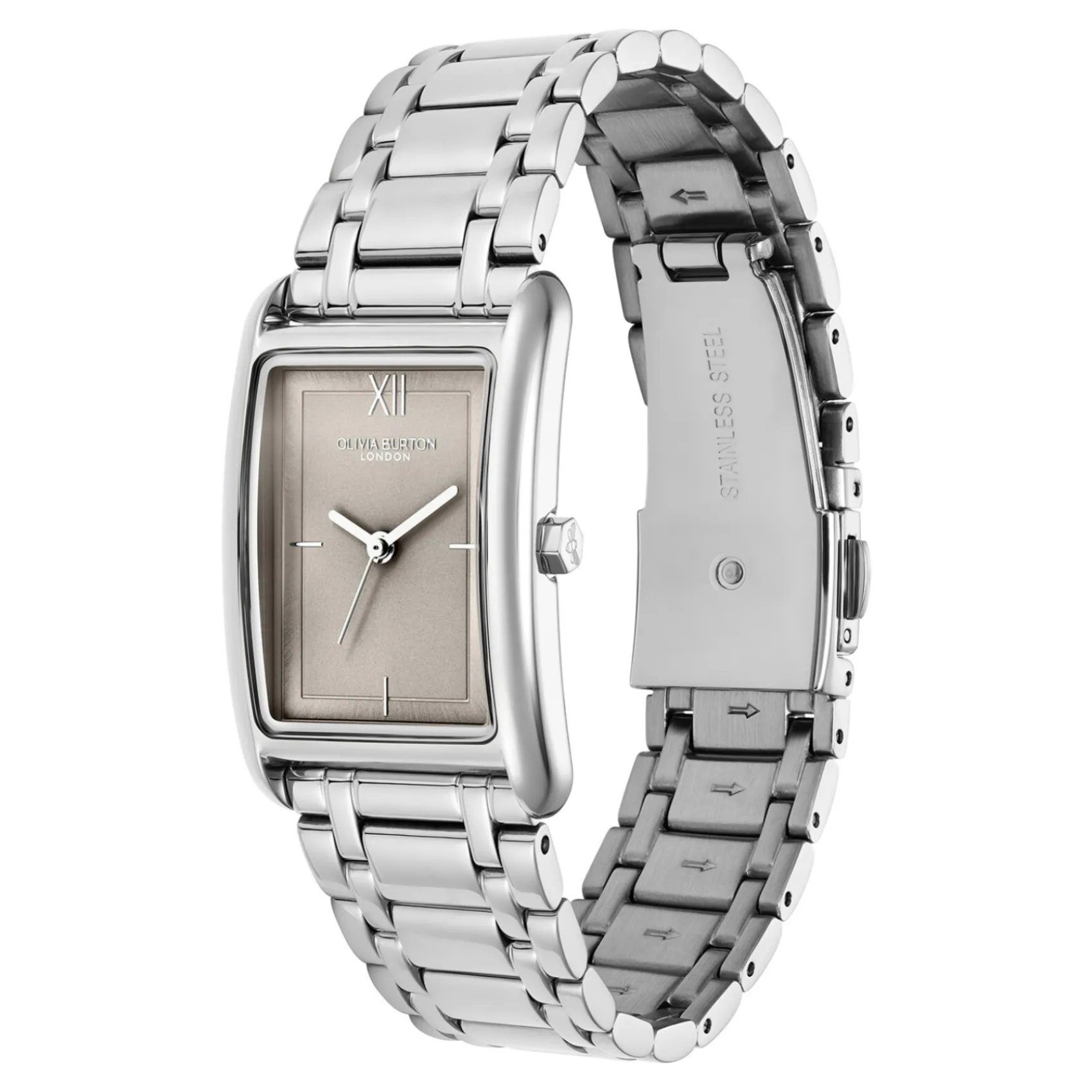 Olivia Burton Grove 23mm Taubengrau und Silber Armbanduhr* Olivia Burton Uhren | Uhren Für Bräute