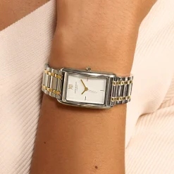 Olivia Burton Grove 23mm Weiß und zweifarbige Armbanduhr* Olivia Burton Uhren | Uhren Für Bräute