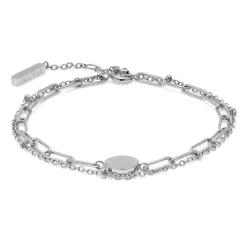 Olivia Burton Illusion Silber Stapelarmband*Damen Damenschmuck | Silberner Hochzeitsschmuck