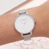 Olivia Burton Klassische 38mm Uhr aus weißem und silbernem Mesh* Olivia Burton Uhren | Geschenke Für Die Braut