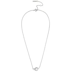 Olivia Burton Klassische Silber Interlink Halskette*Damen Damenschmuck | Flitterwochengeschenke