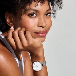 Olivia Burton Klassische 38mm Uhr aus weißem und silbernem Mesh* Olivia Burton Uhren | Geschenke Für Die Braut