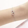 Olivia Burton Klassisches Silber Interlink Zierliches Kettenarmband*Damen Damenschmuck | Flitterwochengeschenke