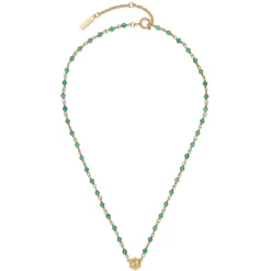 Olivia Burton Minima Bee Halskette mit grünem und vergoldetem Perlencharme*Damen Damenschmuck | Geschenke Für Die Mutter Des Bräutigams