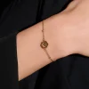 Olivia Burton Minima Biene und Honigwabe Zierliches Goldarmband*Damen Damenschmuck | Flitterwochengeschenke