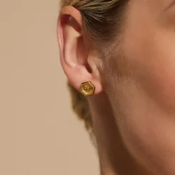 Olivia Burton Minima Biene und Wabe Gold-Ohrstecker*Damen Damenschmuck | Geschenke Für Brautjungfern