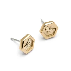 Olivia Burton Minima Biene und Wabe Gold-Ohrstecker*Damen Damenschmuck | Geschenke Für Brautjungfern