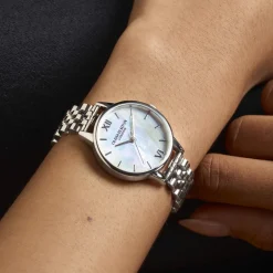 Olivia Burton Perlmutt 30mm Silber Armbanduhr* Olivia Burton Uhren | Geschenke Für Die Braut