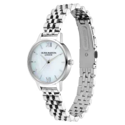 Olivia Burton Perlmutt 30mm Silber Armbanduhr* Olivia Burton Uhren | Geschenke Für Die Braut