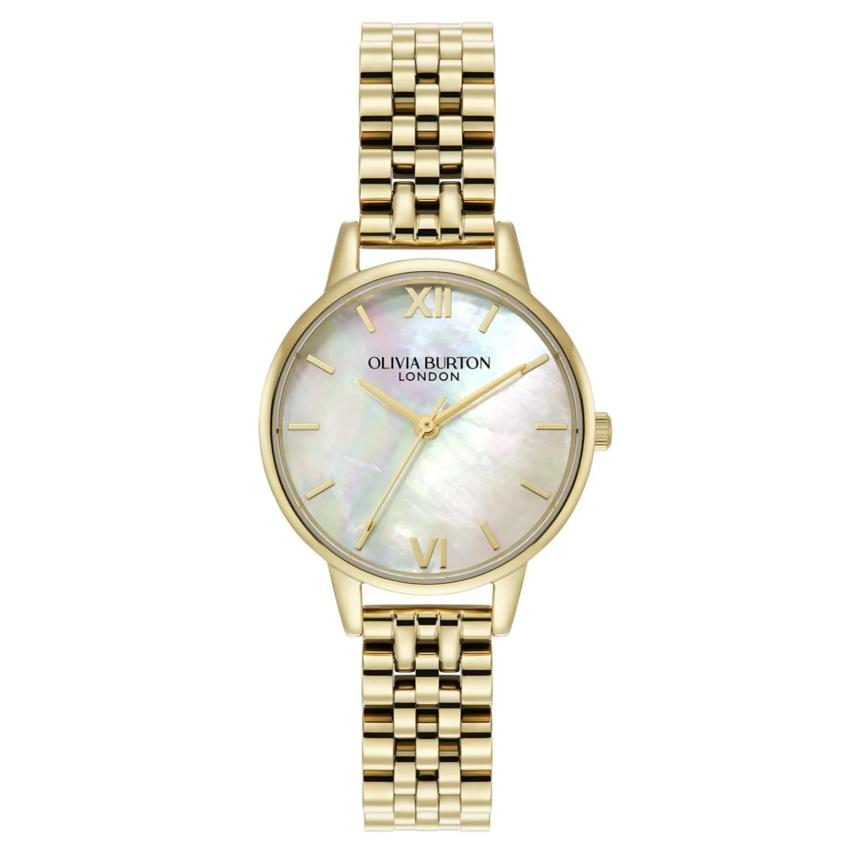 Olivia Burton Perlmutt 30mm Goldarmbanduhr* Olivia Burton Uhren | Geschenke Für Die Braut