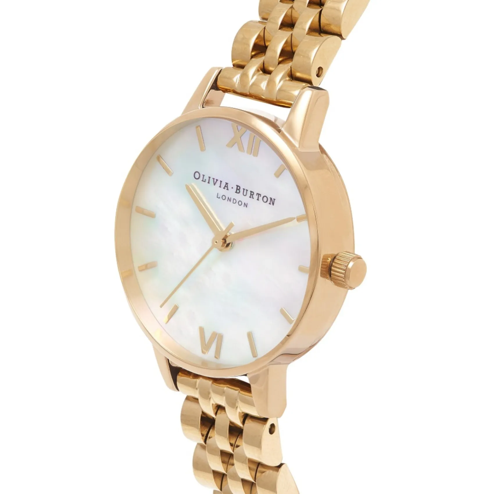 Olivia Burton Perlmutt 30mm Goldarmbanduhr* Olivia Burton Uhren | Geschenke Für Die Braut