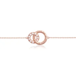 Olivia Burton Rose Gold Perle Interlink Dainty Chain Armband*Damen Damenschmuck | Geschenke Für Brautjungfern