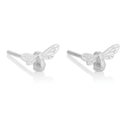 Olivia Burton Silberne Bienen-Ohrstecker*Damen Damenschmuck | Geschenke Für Blumenmädchen