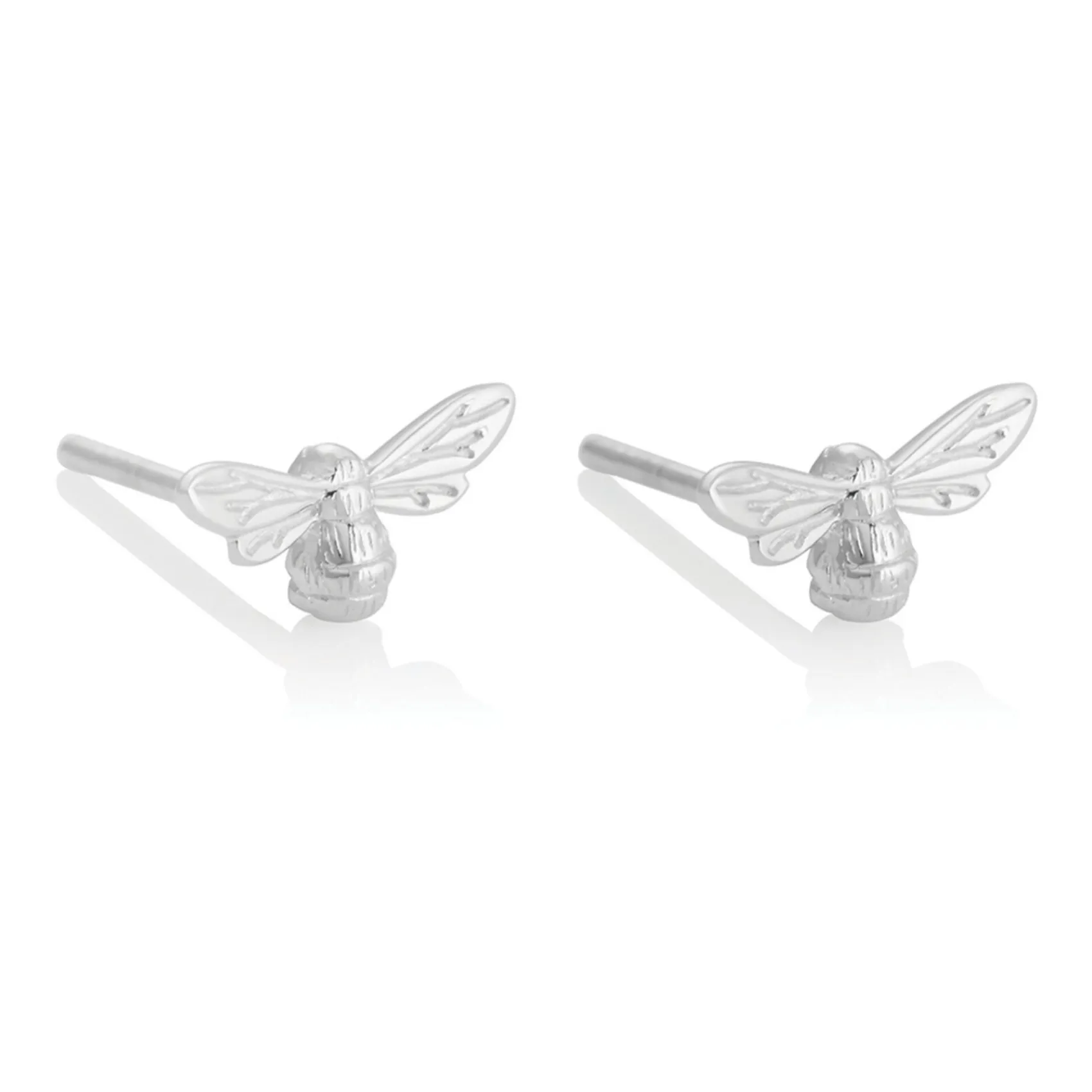 Olivia Burton Silberne Bienen-Ohrstecker*Damen Damenschmuck | Geschenke Für Blumenmädchen