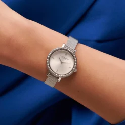Olivia Burton Vintage Bead 30mm Silber Mesh Uhr* Olivia Burton Uhren | Geschenke Für Die Mutter Des Bräutigams