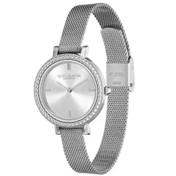 Olivia Burton Vintage Bead 30mm Silber Mesh Uhr* Olivia Burton Uhren | Geschenke Für Die Mutter Des Bräutigams