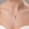 Lace & Favour Opulenz Perle Hochzeit Anhänger Halskette (Silber)* Geschenke Für Die Braut | Perlen-hochzeitsschmuck