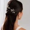 Lace & Favour Oriana Süßwasserperlen-Hochzeits-Haarnadel (Gold)* Geschenke Für Brautjungfern | Perlen-haarschmuck