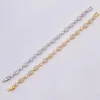 Lace & Favour Palladium Cubic Zirkonia Hochzeitsarmband (Gold)* Goldener Abschlussball-schmuck | Prom Armbänder
