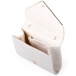 Paradox London Darcy Champagner Glitter Box Clutch Tasche* Abschlussball-taschen | Anlass Handtaschen
