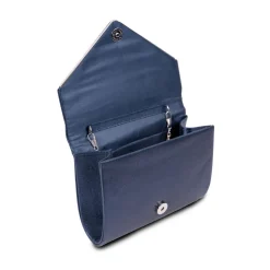 Paradox London Darcy Navy Shimmer Box Clutch Tasche* Abschlussball-taschen | Anlass Handtaschen