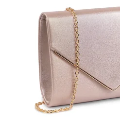 Paradox London Darcy Nude Shimmer Box Clutch Tasche* Abschlussball-taschen | Anlass Handtaschen