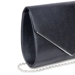 Paradox London Darcy Schwarz Schimmer Box Clutch Tasche* Abschlussball-taschen | Anlass Handtaschen