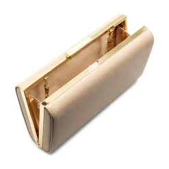 Paradox London Dasha Nude Kunstleder Box Clutch Tasche* Abschlussball-taschen | Anlass Handtaschen