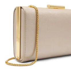 Paradox London Dasha Nude Shimmer Box Clutch Tasche* Abschlussball-taschen | Anlass Handtaschen