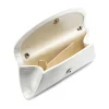 Paradox London Domina Elfenbeinfarbene Satin-Brautklammer-Tasche* Hochzeit Handtaschen