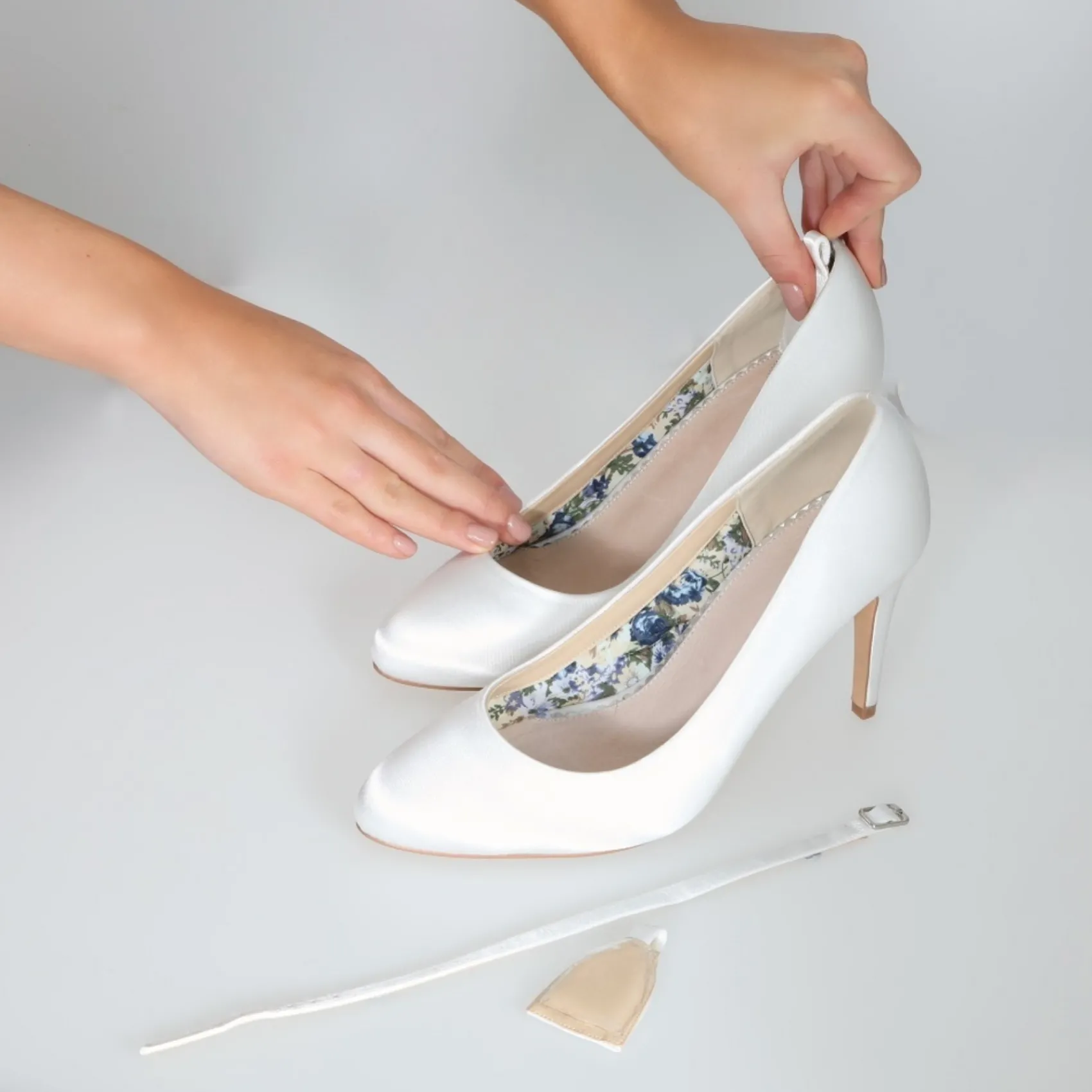 Perfect Bridal Abnehmbare Knöchelriemen* Abnehmbare Schuhriemen