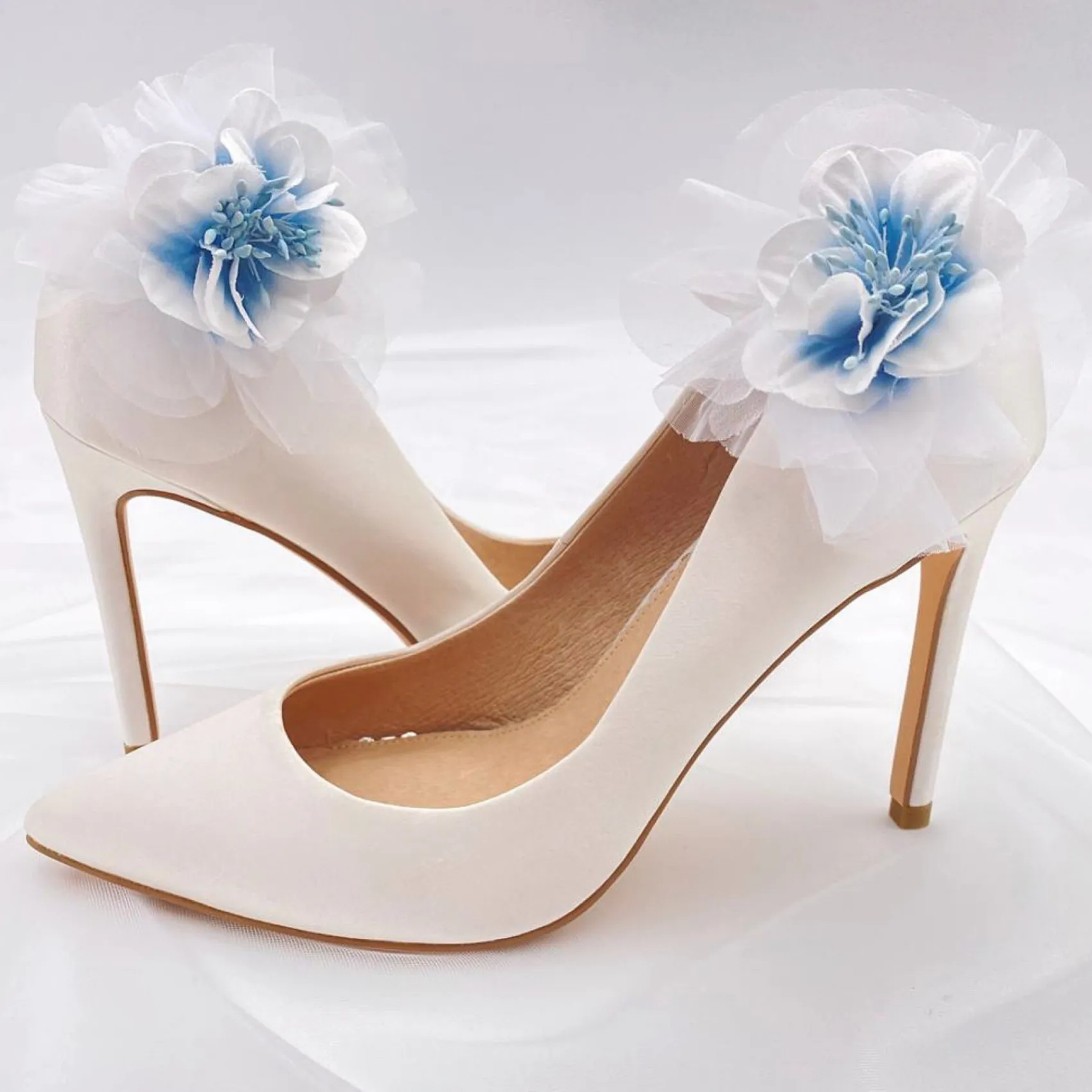 Perfect Bridal Apfel Blau Blume Schuhclips* Etwas Blaue Geschenke | Geschenke Für Die Braut