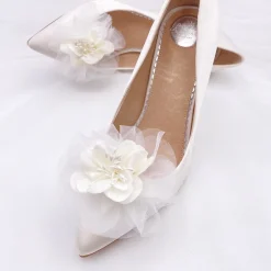 Perfect Bridal Apfel-Elfenbein-Blumen-Schuhclips* Geschenke Für Die Braut | Schuhclips