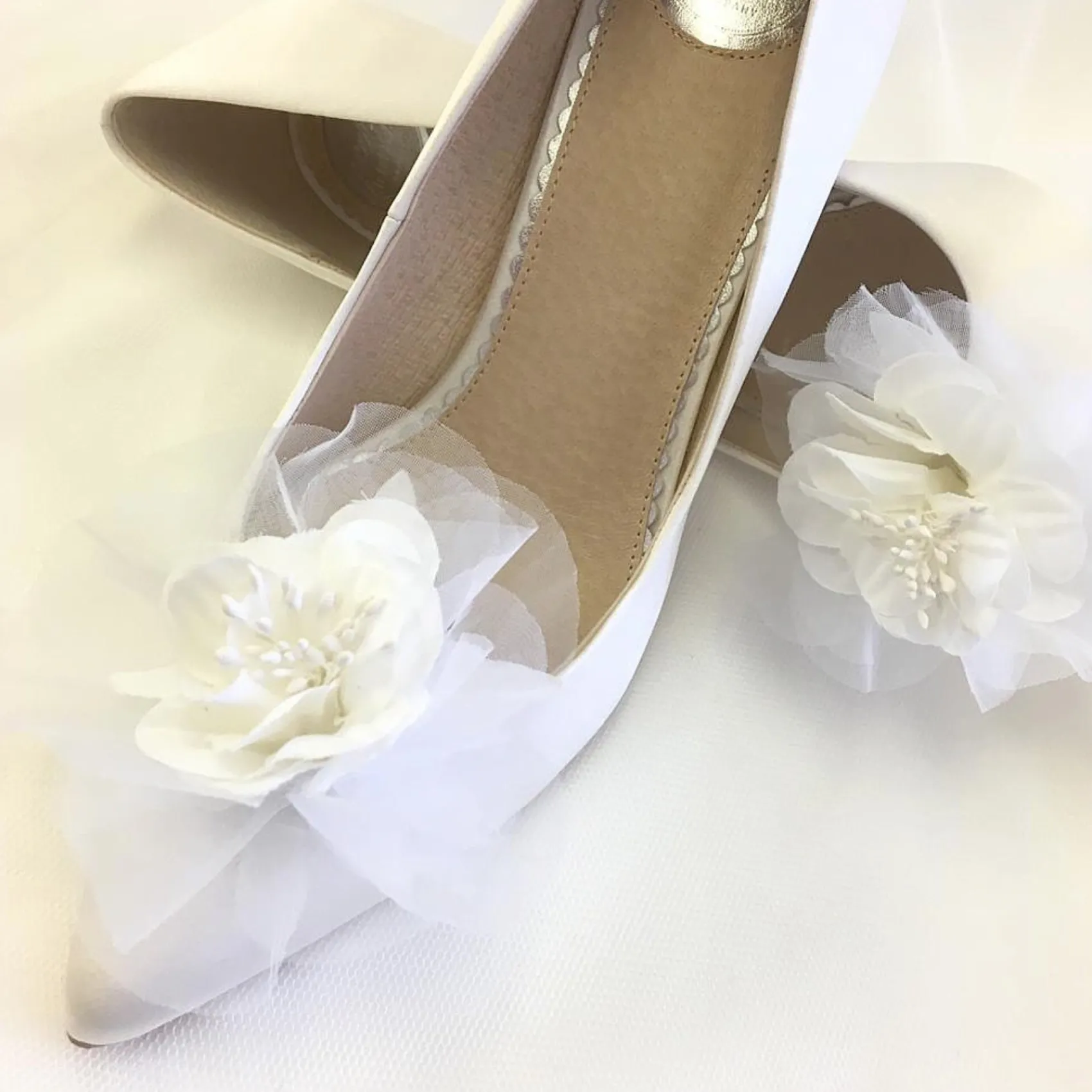 Perfect Bridal Apfel-Elfenbein-Blumen-Schuhclips* Geschenke Für Die Braut | Schuhclips
