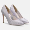 Perfect Bridal Electra Silber Kristall verschönert High Heel Court Schuh* Glitzernde Ballschuhe | Silberne Ballschuhe