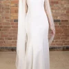 Perfect Bridal Elfenbein Einstöckiger Perlenrand Kathedralenschleier* Einstufige Schleier | Kapelle Länge & Kathedrale Schleier