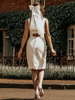 Perfect Bridal Elfenbein Zweistöckiger Kurzer Schleier* Zweistufiger Schleier | Ellenbogenlange Schleier