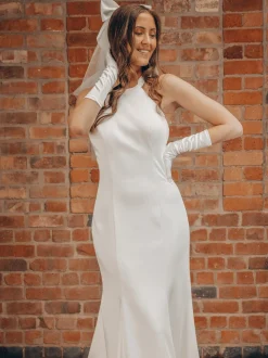 Perfect Bridal Elfenbein Zweistöckiger Kurzer Schleier* Zweistufiger Schleier | Ellenbogenlange Schleier