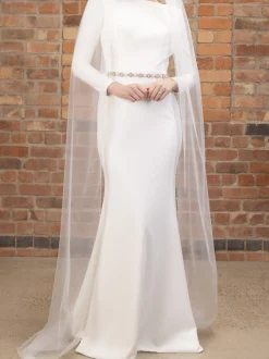 Perfect Bridal Elfenbein Einstöckiger Perlenrand Brautschleier* Einstufige Schleier | Kapelle Länge & Kathedrale Schleier